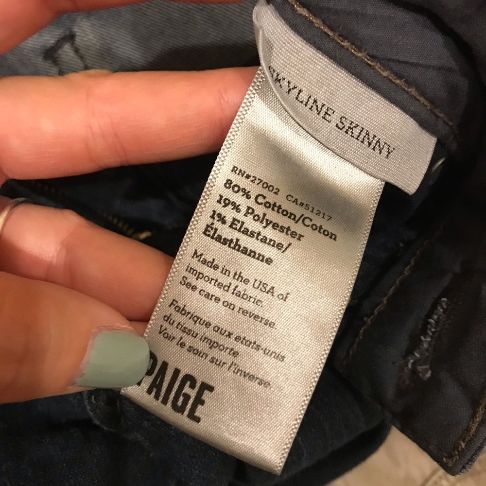 Paige Denim Skyline Skinny Jean - twilight - Picture 5 of 5